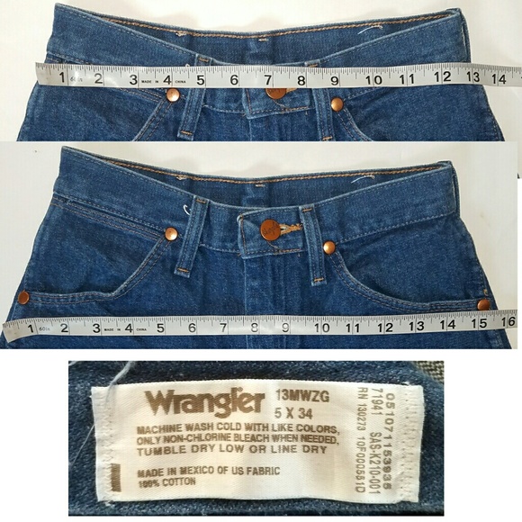 Vintage Wrangler high rise cut off jean shorts - Picture 7 of 7